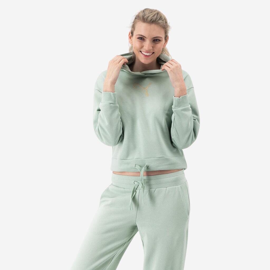 Puma Kapuzenpullover Damen - grün 